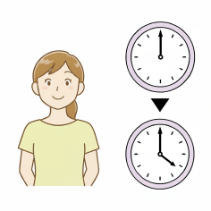 治癒期間のイラストイメージ